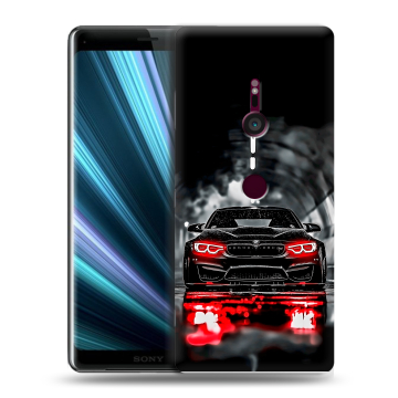 Пластиковый чехол на Sony Xperia XZ3 с принтом BMW БМВ Пластиковый чехол на Sony Xperia XZ3 с принтом BMW БМВ
