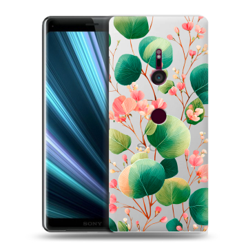 Пластиковый чехол на Sony Xperia XZ3 с принтом женский Пластиковый чехол на Sony Xperia XZ3 с принтом женский