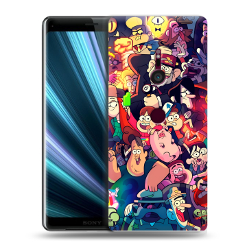 Пластиковый чехол на Sony Xperia XZ3 с принтом Gravity Falls Гравити Фолз Пластиковый чехол на Sony Xperia XZ3 с принтом Gravity Falls Гравити Фолз