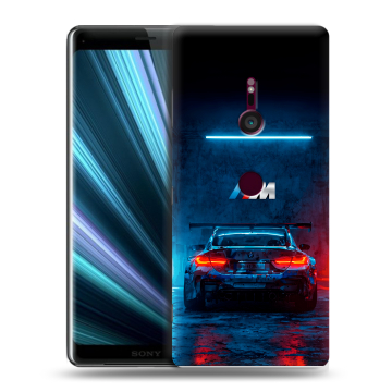 Пластиковый чехол на Sony Xperia XZ3 с принтом BMW БМВ Пластиковый чехол на Sony Xperia XZ3 с принтом BMW БМВ