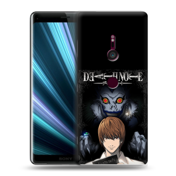 Пластиковый чехол на Sony Xperia XZ3 с принтом Death note Тетрадь смерти Пластиковый чехол на Sony Xperia XZ3 с принтом Death note Тетрадь смерти