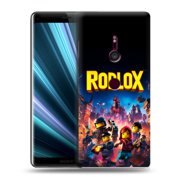 Пластиковый чехол на Sony Xperia XZ3 с принтом Roblox Роблокс Пластиковый чехол на Sony Xperia XZ3 с принтом Roblox Роблокс