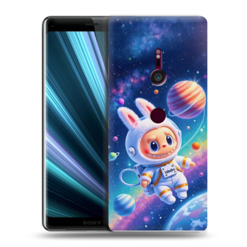 Пластиковый чехол на Sony Xperia XZ3 с принтом Labubu Лабубу Пластиковый чехол на Sony Xperia XZ3 с принтом Labubu Лабубу