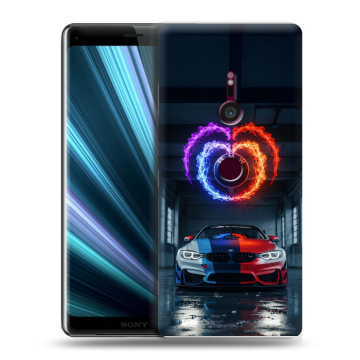 Пластиковый чехол на Sony Xperia XZ3 с принтом BMW БМВ Пластиковый чехол на Sony Xperia XZ3 с принтом BMW БМВ
