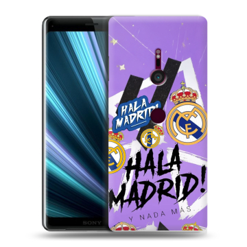 Пластиковый чехол на Sony Xperia XZ3 с принтом Real Madrid Реал Мадрид Пластиковый чехол на Sony Xperia XZ3 с принтом Real Madrid Реал Мадрид