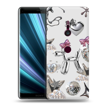 Пластиковый чехол на Sony Xperia XZ3 с принтом Y2K Пластиковый чехол на Sony Xperia XZ3 с принтом Y2K