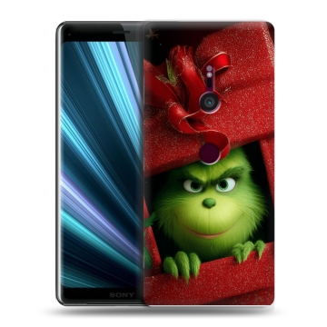 Пластиковый чехол на Sony Xperia XZ3 с принтом Новый год Пластиковый чехол на Sony Xperia XZ3 с принтом Новый год
