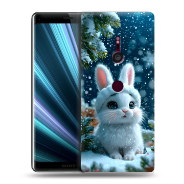 Пластиковый чехол на Sony Xperia XZ3 с принтом Новый год Пластиковый чехол на Sony Xperia XZ3 с принтом Новый год