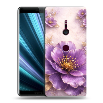 Пластиковый чехол на Sony Xperia XZ3 с принтом женский Пластиковый чехол на Sony Xperia XZ3 с принтом женский
