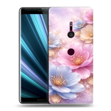 Пластиковый чехол на Sony Xperia XZ3 с принтом женский Пластиковый чехол на Sony Xperia XZ3 с принтом женский