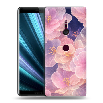 Пластиковый чехол на Sony Xperia XZ3 с принтом женский Пластиковый чехол на Sony Xperia XZ3 с принтом женский