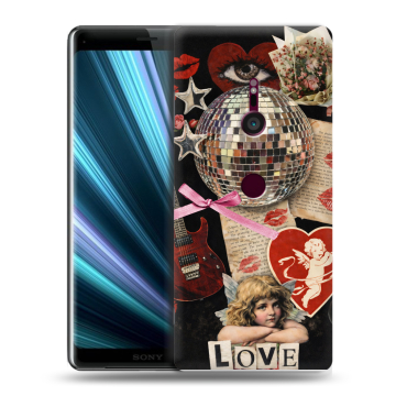 Пластиковый чехол на Sony Xperia XZ3 с принтом для девочек Пластиковый чехол на Sony Xperia XZ3 с принтом для девочек