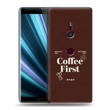 Пластиковый чехол на Sony Xperia XZ3 с принтом женский Пластиковый чехол на Sony Xperia XZ3 с принтом женский