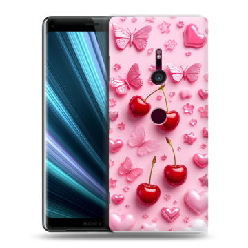 Пластиковый чехол на Sony Xperia XZ3 с принтом для девочек Пластиковый чехол на Sony Xperia XZ3 с принтом для девочек