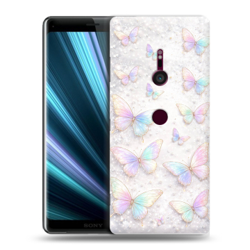 Пластиковый чехол на Sony Xperia XZ3 с принтом женский Пластиковый чехол на Sony Xperia XZ3 с принтом женский