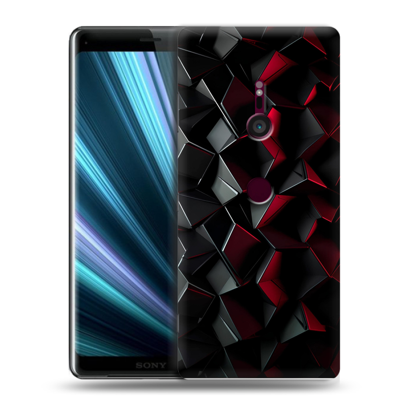 Пластиковый чехол на Sony Xperia XZ3 с принтом Абстракция Пластиковый чехол на Sony Xperia XZ3 с принтом Абстракция
