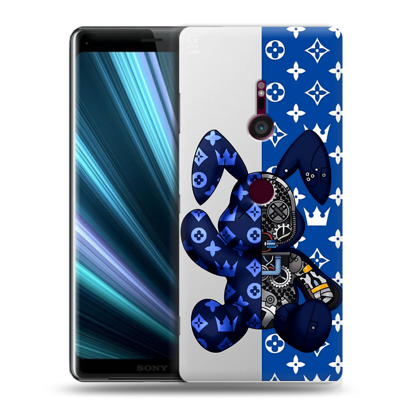 Пластиковый чехол на Sony Xperia XZ3 с принтом Луи робот Пластиковый чехол на Sony Xperia XZ3 с принтом Луи робот