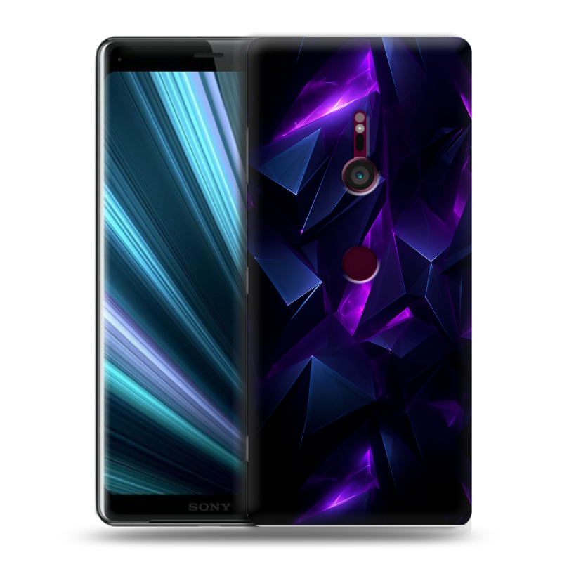 Пластиковый чехол на Sony Xperia XZ3 с принтом Абстракиция Пластиковый чехол на Sony Xperia XZ3 с принтом Абстракиция