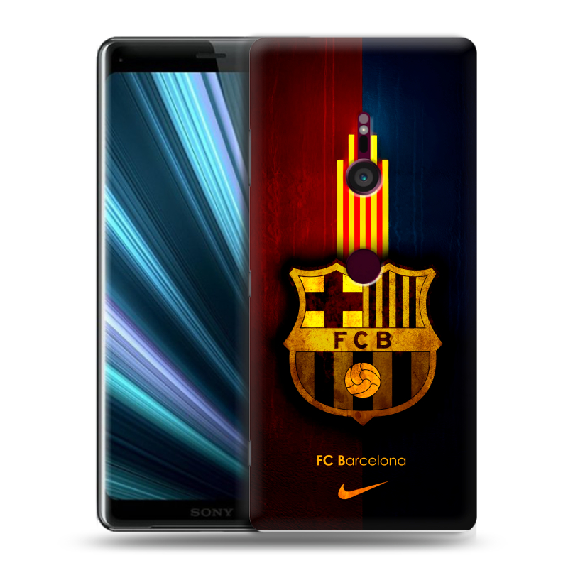 Пластиковый чехол на Sony Xperia XZ3 с принтом Барселона Barcelona Пластиковый чехол на Sony Xperia XZ3 с принтом Барселона Barcelona