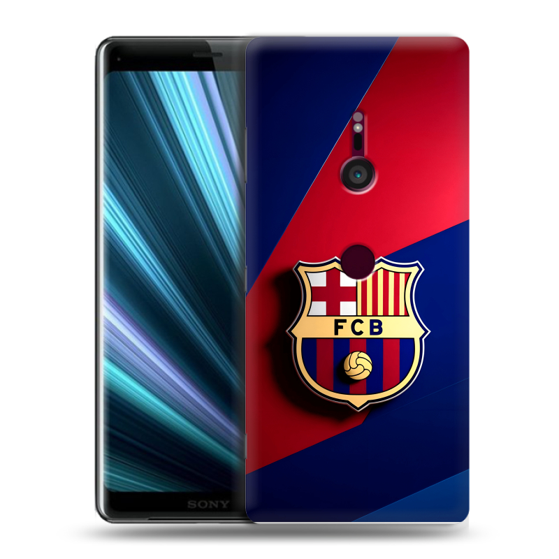Пластиковый чехол на Sony Xperia XZ3 с принтом Барселона Barcelona Пластиковый чехол на Sony Xperia XZ3 с принтом Барселона Barcelona