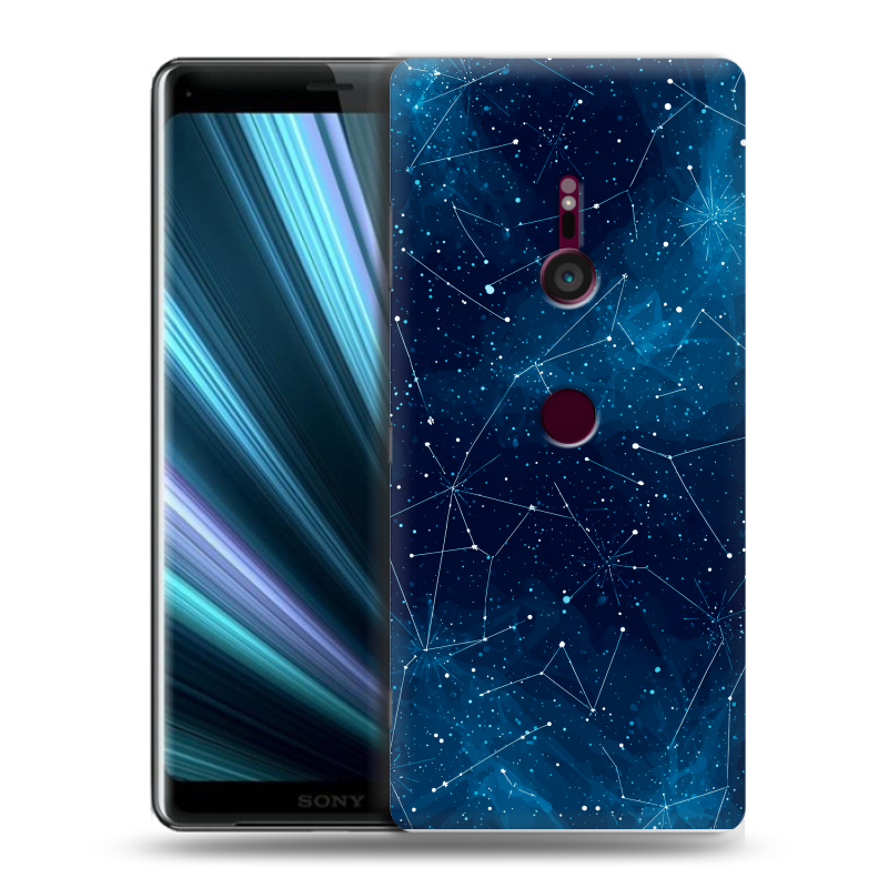 Пластиковый чехол на Sony Xperia XZ3 с принтом Космос звезды Пластиковый чехол на Sony Xperia XZ3 с принтом Космос звезды