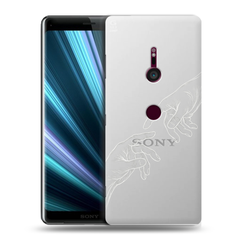 Пластиковый чехол на Sony Xperia XZ3 с принтом Сотворение мира Пластиковый чехол на Sony Xperia XZ3 с принтом Сотворение мира