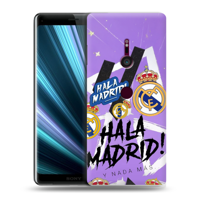 Пластиковый чехол на Sony Xperia XZ3 с принтом Real Madrid Реал Мадрид Пластиковый чехол на Sony Xperia XZ3 с принтом Real Madrid Реал Мадрид