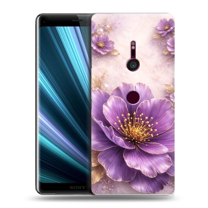 Пластиковый чехол на Sony Xperia XZ3 с принтом женский Пластиковый чехол на Sony Xperia XZ3 с принтом женский