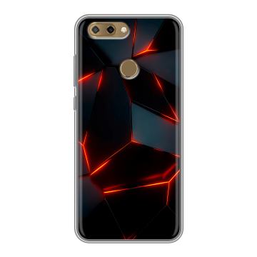 Силиконовый чехол на ZTE Blade V9 Vita с принтом Яркие абстракции Силиконовый чехол на ZTE Blade V9 Vita с принтом Яркие абстракции