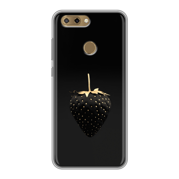 Силиконовый чехол на ZTE Blade V9 Vita с принтом Черная клубника Силиконовый чехол на ZTE Blade V9 Vita с принтом Черная клубника