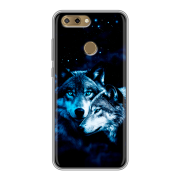 Силиконовый чехол на ZTE Blade V9 Vita с принтом Волки Силиконовый чехол на ZTE Blade V9 Vita с принтом Волки