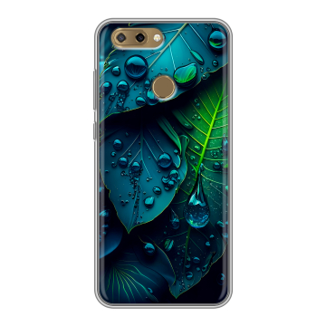 Силиконовый чехол на ZTE Blade V9 Vita с принтом Листья Силиконовый чехол на ZTE Blade V9 Vita с принтом Листья