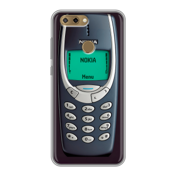 Силиконовый чехол на ZTE Blade V9 Vita с принтом Старый телефон Силиконовый чехол на ZTE Blade V9 Vita с принтом Старый телефон