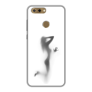Силиконовый чехол на ZTE Blade V9 Vita с принтом Силуэт