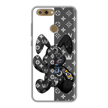 Силиконовый чехол на ZTE Blade V9 Vita с принтом Луи робот