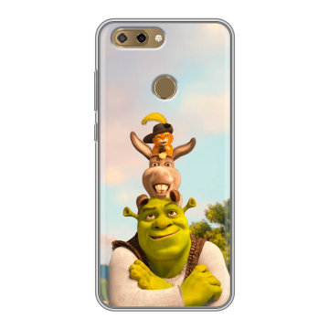 Силиконовый чехол на ZTE Blade V9 Vita с принтом Шрек Shrek