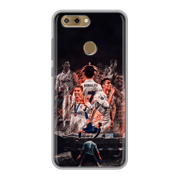 Силиконовый чехол на ZTE Blade V9 Vita с принтом Реал Роналдо Real Ronaldo