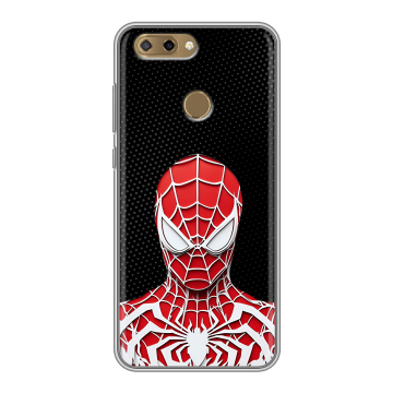 Силиконовый чехол на ZTE Blade V9 Vita с принтом человек паук spiderman