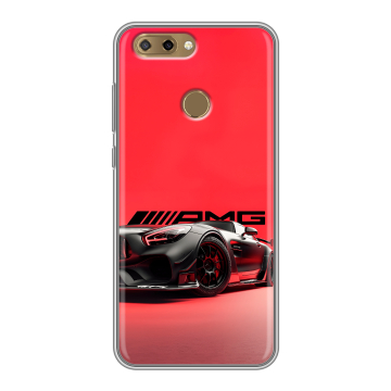 Силиконовый чехол на ZTE Blade V9 Vita с принтом Мерседес Mercedes AMG
