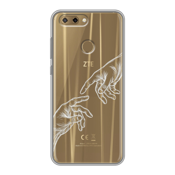 Силиконовый чехол на ZTE Blade V9 Vita с принтом Сотворение мира