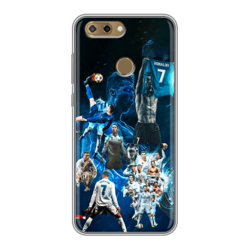 Силиконовый чехол на ZTE Blade V9 Vita с принтом Реал Роналдо Силиконовый чехол на ZTE Blade V9 Vita с принтом Реал Роналдо