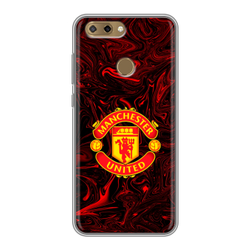 Силиконовый чехол на ZTE Blade V9 Vita с принтом Manchester United