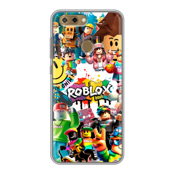 Силиконовый чехол на ZTE Blade V9 Vita с принтом Roblox Роблокс Силиконовый чехол на ZTE Blade V9 Vita с принтом Roblox Роблокс