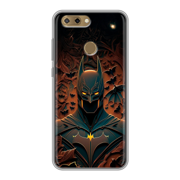 Силиконовый чехол на ZTE Blade V9 Vita с принтом Batman Бэтмен