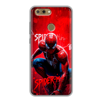 Силиконовый чехол на ZTE Blade V9 Vita с принтом Spiderman Человек паук Силиконовый чехол на ZTE Blade V9 Vita с принтом Spiderman Человек паук