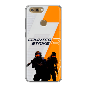 Силиконовый чехол на ZTE Blade V9 Vita с принтом Counter Strike