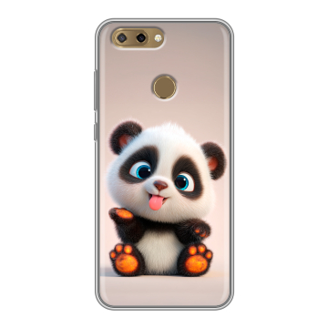 Силиконовый чехол на ZTE Blade V9 Vita с принтом милая панда