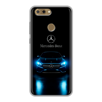 Силиконовый чехол на ZTE Blade V9 Vita с принтом Mercedes Мерседес