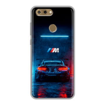 Силиконовый чехол на ZTE Blade V9 Vita с принтом BMW БМВ