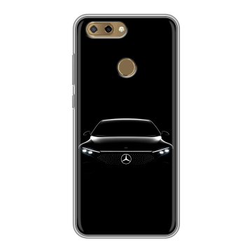 Силиконовый чехол на ZTE Blade V9 Vita с принтом Mercedes Мерседес